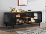 55.12 "Spacious Cat House with Tempered Glass, for Living Room, Hallway, Study and Other Spaces W757119335