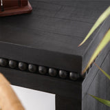 Convenience Concepts Wood Console Table/Desk with Real Wood Beads Decoration W2729P198987