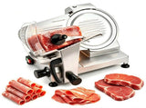 10 Inch Electric Meat Slicer, 0-0.47" Adjustable Thickness Deli Food Slicer, 150W High-Efficiency 84581592