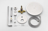 Shower System, Wall Mounted Shower Faucet Set for Bathroom with High Pressure 10" Stainless Steel W92879914