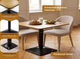 Square Bamboo Dining 26.4 Inch, Kitchen, Square Dining, Square, Small Dining W2641P565307