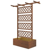 ZUN Wooden Planter、Flower shelf,Wooden Garden Trellis 12527710