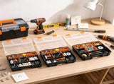 3-Pack 21-Compartment Small Parts Organizer, Removable Dividers,for Nuts, Bolts, Screws & Nails 45929600