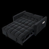 Sleeper Sofa, Convertible Sofa, Recliner, Bed, 3-in-1, 3-Position Adjustable Backrest, 2-Seater W1853126218