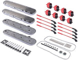 Polished Valve Covers with Lgnition Coils and Wires Fit for Chevrolet GM LS1 LS2 LS3 Clearance for 01724899