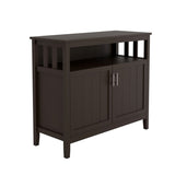 Kitchen Storage Sideboard And Buffet Server Cabinet-Brown Color W28209564