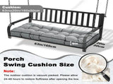 Outdoor Bench Cushion, 63 20 4 Inch, Tufted Waterproof Swing Cushion with Ties, for Patio Bench 37995858