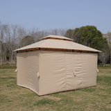 13x10 Outdoor Patio Gazebo Canopy Tent With Ventilated Double Roof And Mosquito net W419P282069