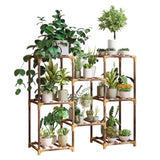Plant Stand Indoor, Outdoor Wood Plant Stands for Multiple Plants, Plant Shelf Ladder Table Plant W2181P192837