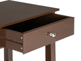 Two-layer Bedside Table Coffee Table with Drawer Coffee 03177153