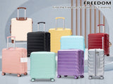 3-Piece Luggage Set , ABS Hardshell, New Upgraded Iron Handle, Combination Lock, 360&deg W2787P534758