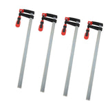 4Pcs Heavy Duty F Clamps Woodworking Bar Clips Quick Slide DIY Hand Tool Kit 80*600mm 81114817