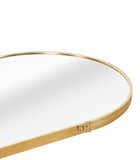 Gold 63 x 20IN Pill Shaped Full Lenghth Mirror or Bathroom mirror W2203P230582