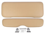 Front Seat Cushion Kit with Hardware Tan Color Replacement for EZGO TXT Golf Cart 1994-2013 32422513
