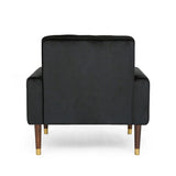 Mirod Comfy Arm Chair with Tufted Back , Modern for Living Room, Bedroom and Study 64937.00BLK