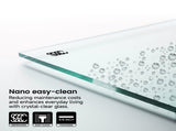 60*66" Fixed & Sliding Shower Door, Round Tube Hardware, Clear Glass Shower Door, 3/8 SGCC 37092779