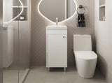 Waterford Vanity Sink, Bathroom, White B092P329251