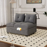 1 versatile foldable sofa bed in 3 lengths, modern sofa sofa sofa velvet pull-out bed, loveseat sofa 94215860