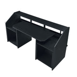 Black Music Desk with Earphone Rack B062P215478