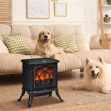 ZUN 750W/1500W 17 inch Electric Fireplace Heater （Prohibited by WalMart） 47060231