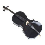 4/4 Wood Cello Bag Bow Rosin Bridge Black 68256691