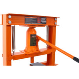 Hydraulic Shop Press ,12-Ton Capacity , Floor Mount ,with Press Plates, H-Frame Garage Floor Press, W465P165674