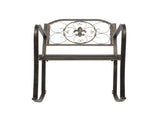 Flat Tube Single Rocking Chair Bronze Color 75081666