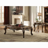 Antique Oak End Table with Queen Anne Legs B062P209097
