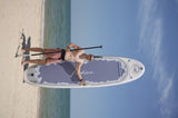 ZUN Inflatable Stand Up Paddle Board 11'x34"x6" With Accessories W1440P192254