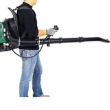 ZUN 2-STROKE BACKPACK LEAF BLOWER,GAS 63.3cc,3.6HP 750CFM W46551395