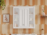 36'' x 28'' Medicine Cabinet, Wall Mounted Bathroom Storage Cabinet, with 1 Adjustable Shelf, 51197720