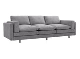Modern 3-seater Sofa 79.5" Sofa Couch Upholstered Sofa with Dual-layer Seat Cushions for Living N763P351754R
