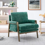Kelly Mid-Century Modern Velvet Accent Armchair T2574P240372