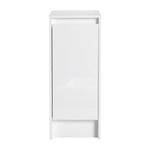 ZUN 12" Freestanding Bathroom Storage Cabinets,Soft Close Doors,Floor Mounting Design, W999P251808