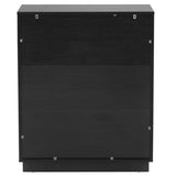 Black P2 Particle Board and Density Board 724194cm Wavy Pattern Drawer Front Four-Level Five-Drawer 56913658