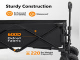 42*22*36inch Black Garden Folding Cart 52903607