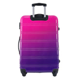 Hardshell Luggage Sets 3 Piece Gradient Color Expandable Suitcase with Spinner Wheels and TSA Lock N732P184448Z