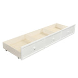 Wood Daybed with Three Drawers ,Twin Size Daybed,No Box Spring Needed ,White 78841102