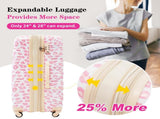 Hardshell Luggage Sets 3 pcs Spinner Suitcase with TSA Lock Lightweight-20"24"28" Luggages -Does 66908139