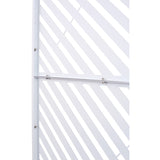 Outdoor & Indoor Privacy Metal Privacy 76" H48" W, Freestanding Decorative Privacy W465P193247