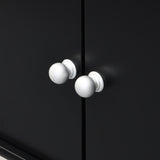 U-Can Modern Rectangle Coffee Table with Four Drawers, Two Side Hidden Storage Compartments, 47.2" N724P286418B