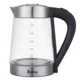 HD-250 110V 1200W 2.5L Electric Kettle with Blue Glass 26397150
