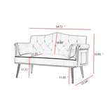 BLACK 2 SEATER SOFA W588P165685