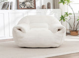 Bean Bag Chair, Comfy Bean Bag Sofa with Back Support, Faux Fur Bean Bag Chair for Adults and Kids, 34209376