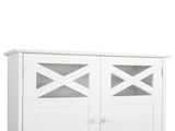 2-Door 3-Shelf Painted MDF Toilet Cabinet Melamine-Faced Particleboard Bathroom Vanity 69668108