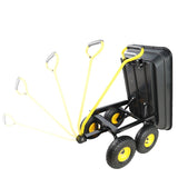 Folding car Poly Garden dump truck with steel frame, 10 inches. Pneumatic tire, 300 lb capacity body W22758303