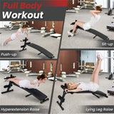 ZUN Sit-up bench exercise equipment 42703661