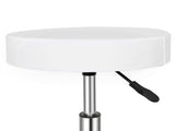Round Stool Ha Ha Feet Rotation Bar Stool White 90445304