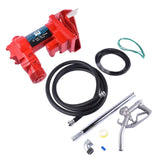 Transfer of Gasoline Diesel Kerosene 12V 15 GPM Fuel Transfer Pump Nozzle Kit 27750119