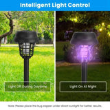 Outdoor Solar Bug Elimination Torches UV Light & White Light, 532 V Grid, IPX 73712379